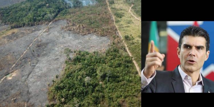 Pará lidera devastação na Amazônia, mas Helder leva comitiva em passeio na Escócia: você paga