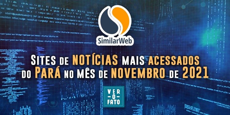 Ranking SimilarWeb dos sites de notícias mais acessados do Pará em Novembro de 2021