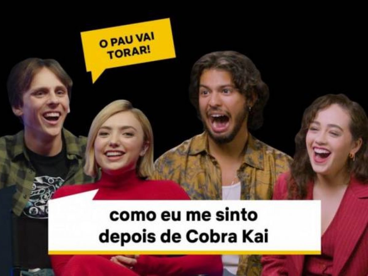 Cobra Kai': Elenco se reúne para reagir a memes brasileiros sobre